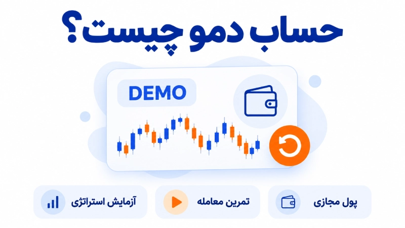 حساب دمو با پول مجازی برای تمرین معامله و آزمایش استراتژی 