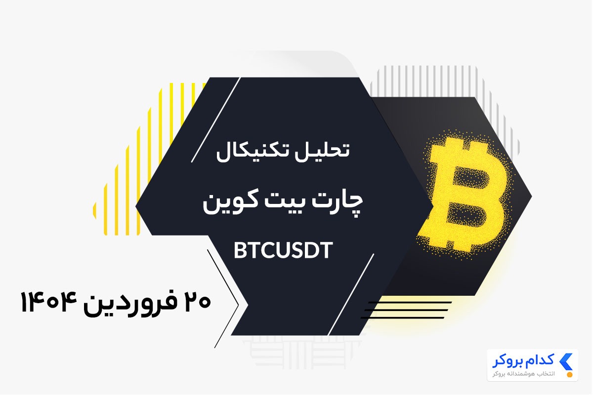 تحلیل تکنیکال چارت بیت کوین در 20 فروردین ۱۴۰۴