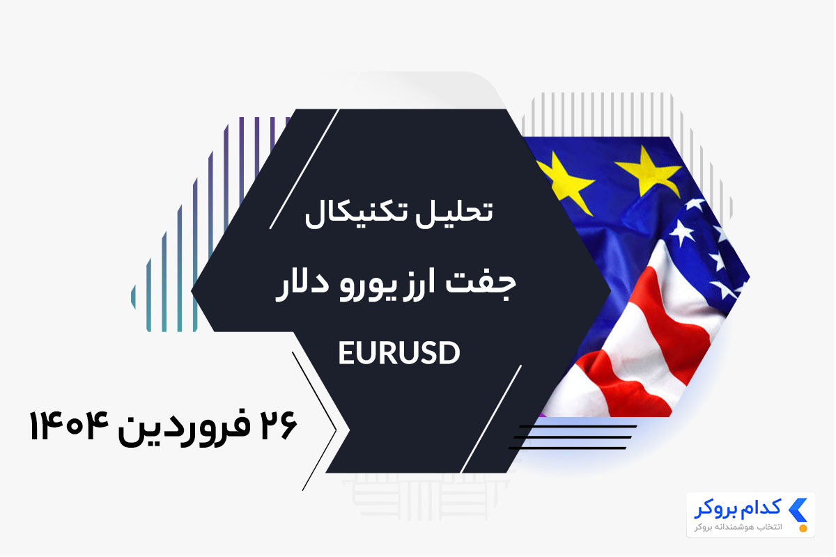تحلیل تکنیکال چارت یورو به دلار در ۲۶ فروردین ۱۴۰۴