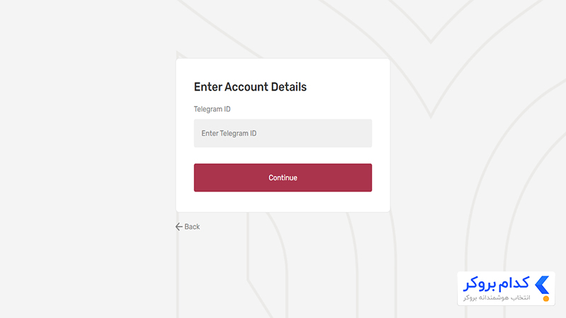 مراحل ثبت نام در بروکر AYA Markets - مرحله سوم