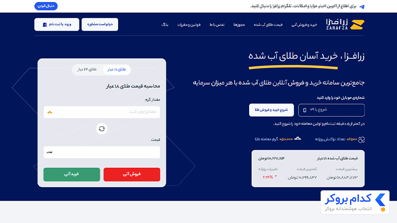 وبسایت پلتفرم زرافزا