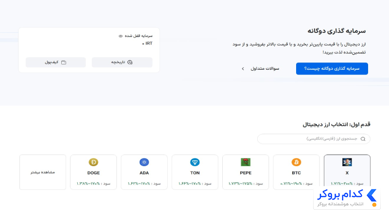 سرمایه گذاری دوگانه در صرافی بیت 24