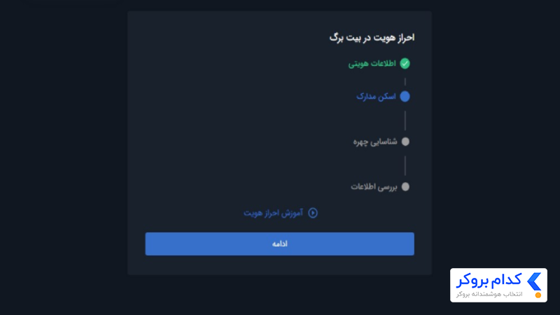 بررسی وضعیت احراز هویت در بیت برگ