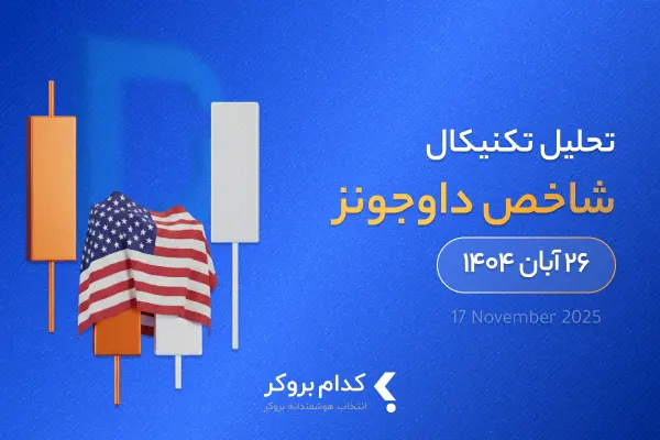 تحلیل تکنیکال شاخص داوجونز در ۲۶ آبان ۱۴۰۴