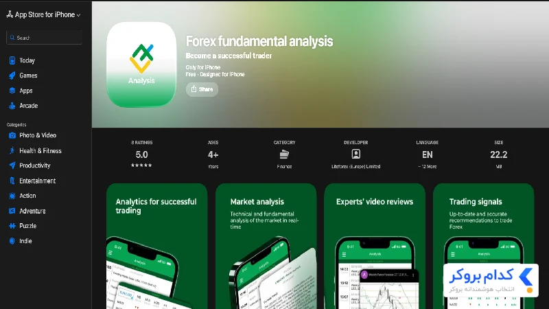 اپلیکیشن تحلیل فارکس ios لایت فارکس