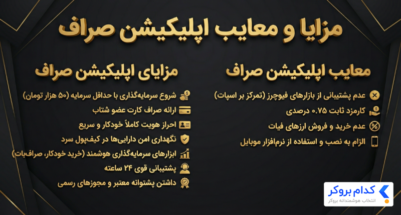 مزایا و معایب صرافی صراف