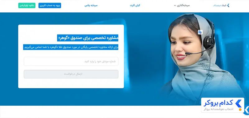پشتیبانی صندوق گوهر کیان