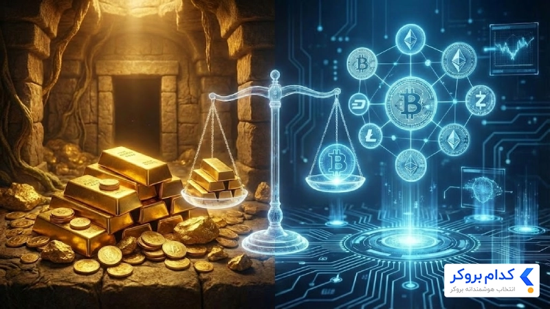 طلا بهتره یا ارز دیجیتال
