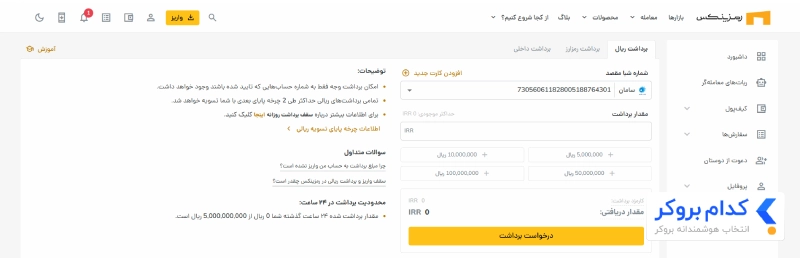 برداشت ریالی از رمزینکس
