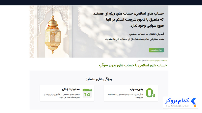 حساب اسلامی ifc market