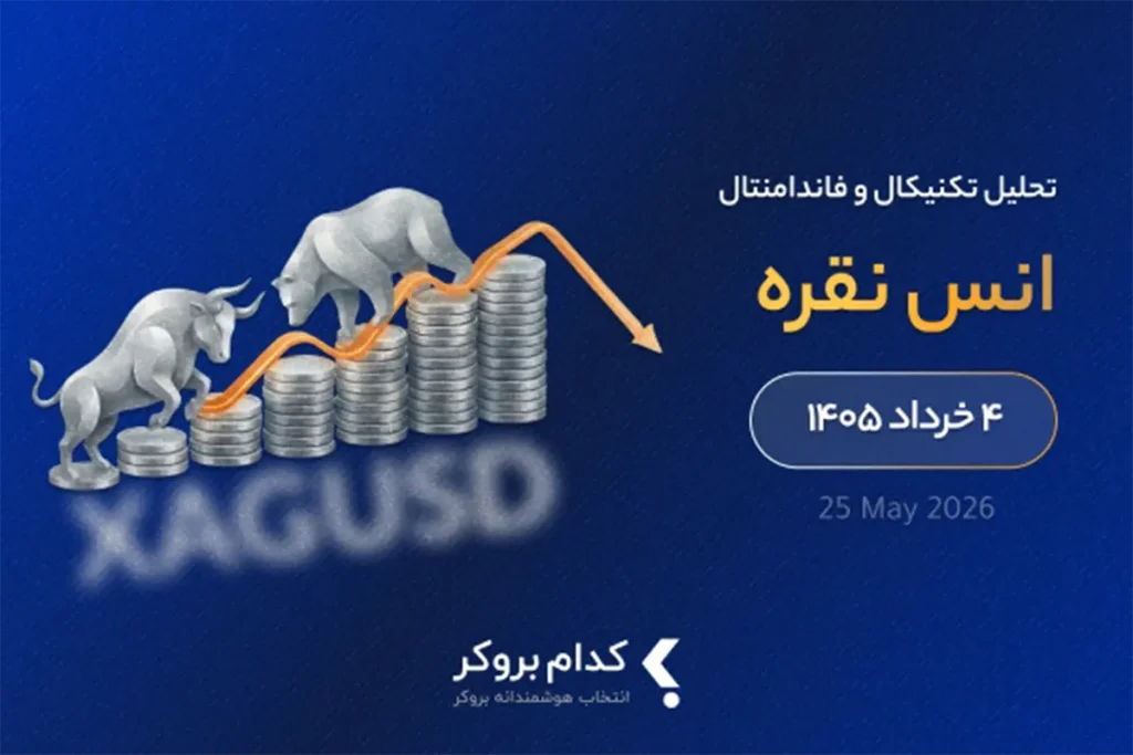تحلیل تکنیکال انس نقره XAGUSD در ۴ خرداد ۱۴۰۵