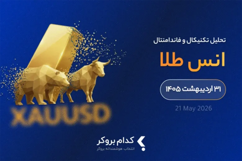 XAUUSD-technical-analysis-۲۱may۲۰۲۶ تحلیل تکنیکال انس طلا XAUUSD در ۳۱ اردیبهشت ۱۴۰۵
