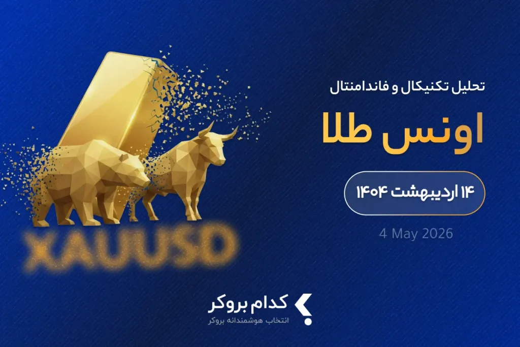 تحلیل تکنیکال طلا XAUUSD در ۱۴ اردیبهشت ۱۴۰۴