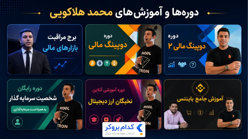 دوره‌ها و آموزش‌های محمد هلاکوئی