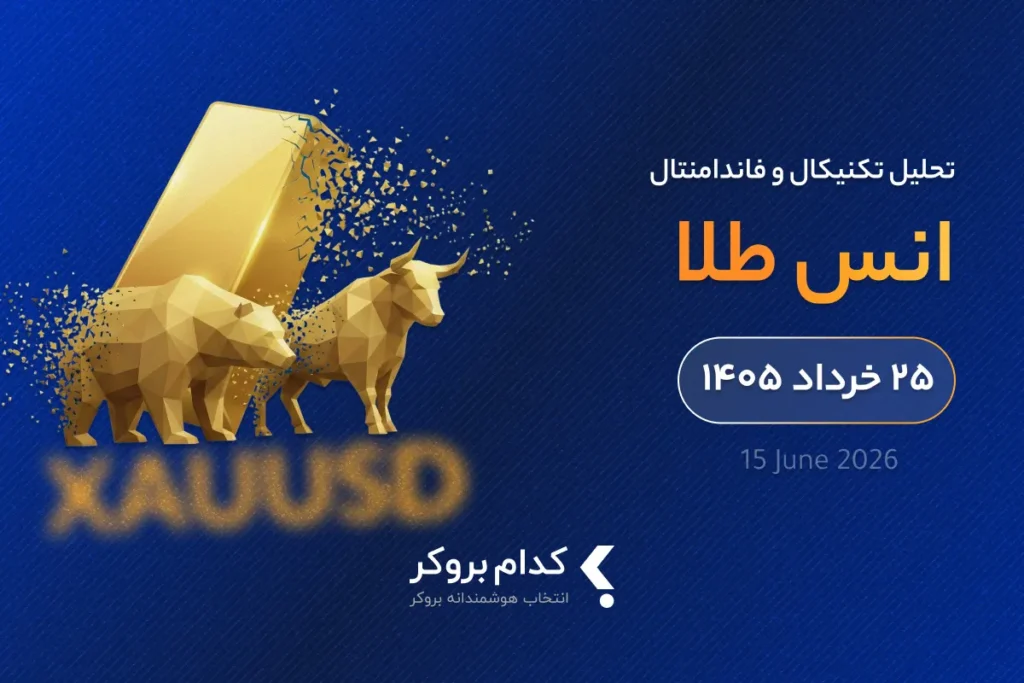 تحلیل تکنیکال و فاندامنتال انس طلا در ۲۵خرداد ۱۴۰۵