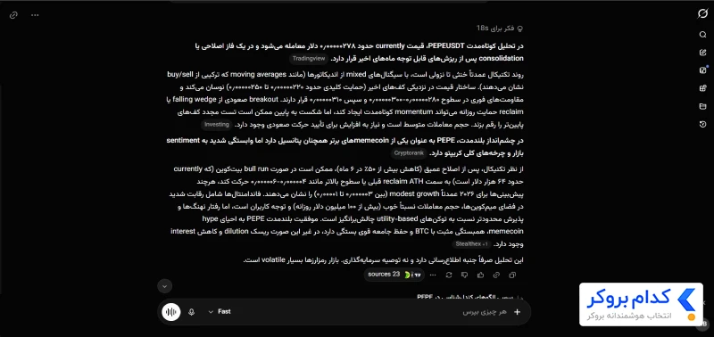 پیش بینی قیمت پپه توسط هوش مصنوعی Grok