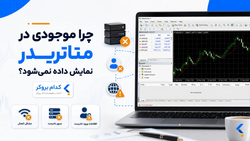 علل عدم نمایش موجودی در متاتریدر