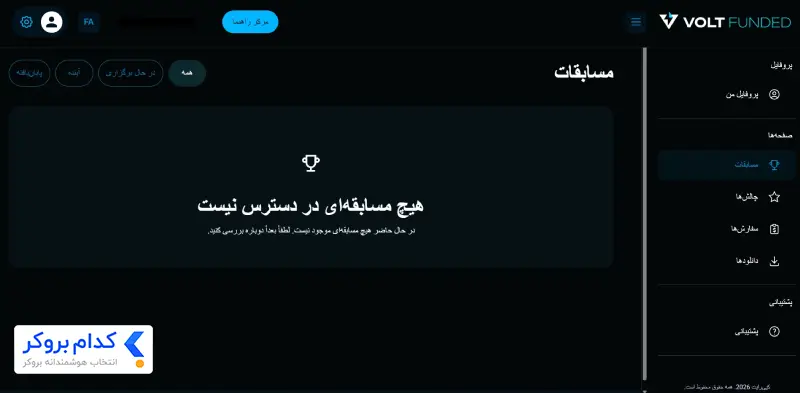 امکانات پنل کاربری