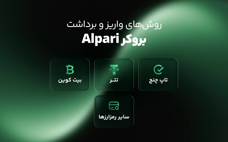 واریز و برداشت از بروکر آلپاری