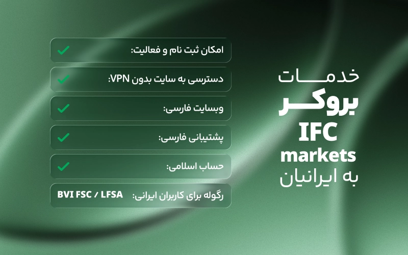 بروکر IFC چه خدماتی به کاربران ایرانی می دهد