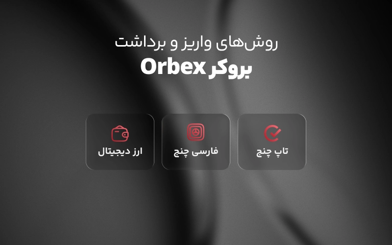 روش‌های واریز و برداشت از بروکر اوربکس
