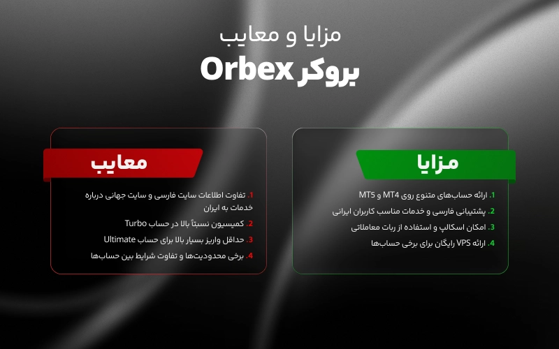 مزایا و معایب بروکر اوربکس