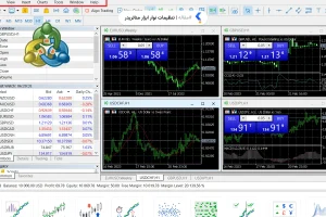 تنظیمات نوار ابزار متاتریدر