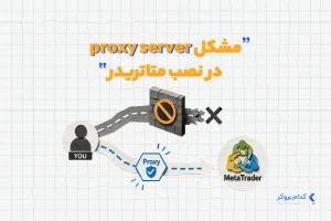 مشکل proxy server در نصب متاتریدر