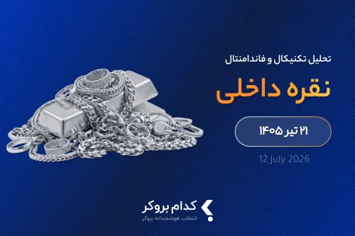 تحلیل تکنیکال نقره داخلی در ۲۱ تیر ۱۴۰۵